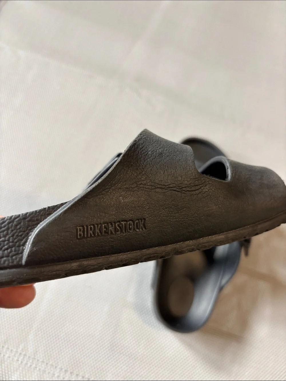 Birkenstock Black Two-Strap Adjustable Slide Sandals kids sz 1